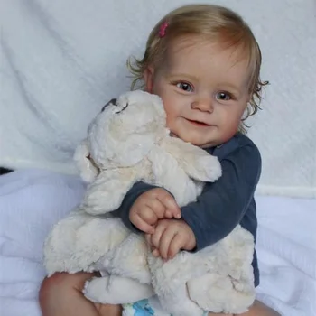 Cokela 50/60cm Uuestisündinud Nukk, Mänguasi on Tüdruk Meeldib Tõeline Lapiga Keha Käsitöö Kunsti Bebe Silikoon Uuestisündinud Baby Doll