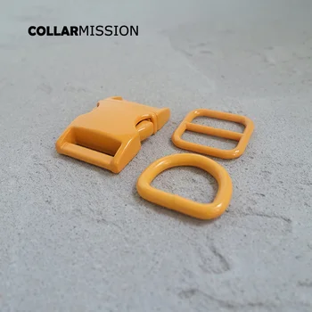 Jaemüük (metallist lukk+reguleerige luku+D-rõngas/set) DIY koer krae oranž 20mm lindid õmblemine aksessuaar spreid luku komplekt