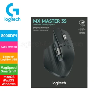 Logitech MX Master 3S Tulemuslikkuse Traadita Hiir 8000DPI BLUETOOTH MADAL ENERGIA LIHTNE LÜLITI Logitech Voolu MagSpeed Smartshift