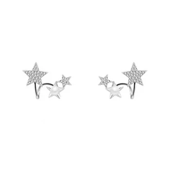 Magus Ja Jahe Tarvikud Armas Star Pentagramm Kõrvarõngad Läikiv Rhinestone Lucky Star Earings Naiste Korea Ehted