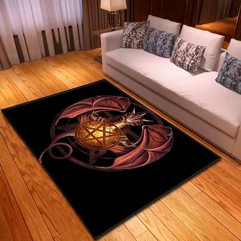 Mood Tänapäeva Vaibad eest elutuba Home Decor Tapetes Loominguline Dream Dragon 3D Trükitud Magamistuba Ala Vaibad Salong Põranda Matid