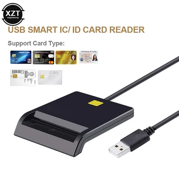 X01 USB Smart Card Reader Panga Kaart IC/ID EMV-kaardi Lugeja Windows 7 8 10 Linux OS USB-CCID ISO 7816 panga Tulumaksu tagasi